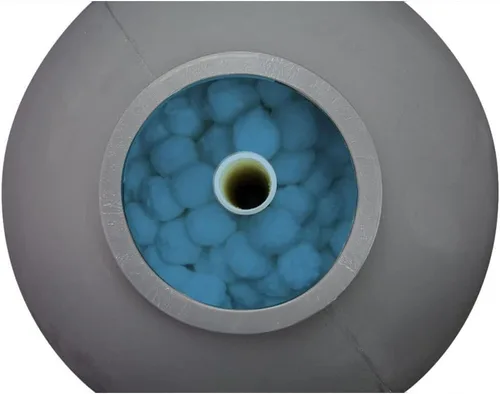 Miniatura 5 de Rx Clear Filtro de brillo blanco para filtros de arena de piscina, alternativa a la arena y el vidrio filtrante, tecnología especial que ayuda a