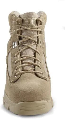 Miniatura 4 de HQ ISSUE Botas tácticas de desierto para hombre, 6 pulgadas, impermeables, para combate, zapatos de senderismo