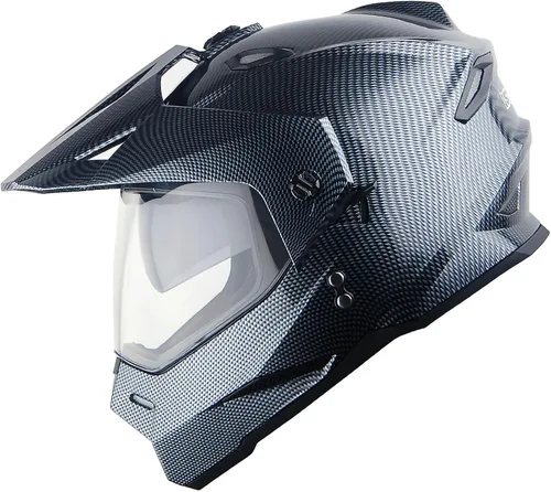Miniatura 3 de 1Storm Dual Sport Motocross Off Road Casco de cara completa con visera doble: HF802