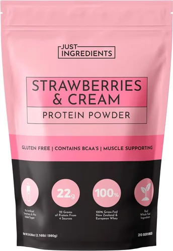 Miniatura 27 de Proteína en polvo de chocolate – Mezcla de 30 porciones con suero de leche 100% alimentado con pasto y proteínas vegetales orgánicas – rico sabor a
