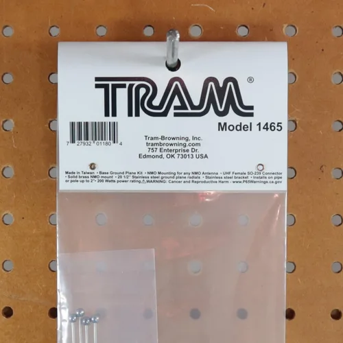 Miniatura 8 de Tram 1465 NMO Montaje a UHF-Hembra Conector Kit de Plano de Tierra, Plata