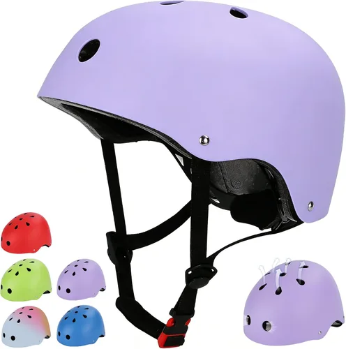 Miniatura 13 de Casco de bicicleta para niños, casco para niños y niñas de 1-3/2-4/3-5/5-8/8-14 años, ajuste ajustable y ligero, seguridad multideportiva