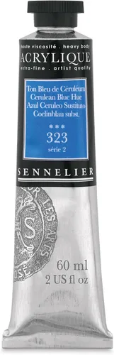Miniatura 105 de Sennelier Acrílico para artistas extrafinos, 2.0 fl oz, luz verde cromo S3