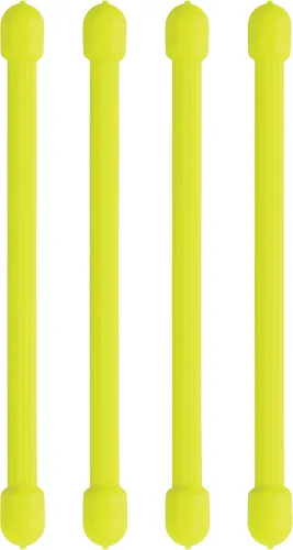 Miniatura 2 de Nite Ize GT3-4PK-33 Ligadura de goma original, reutilizable, ligadura de goma retorcible de 3 pulgadas, amarillo neón, paquete de 4, fabricado