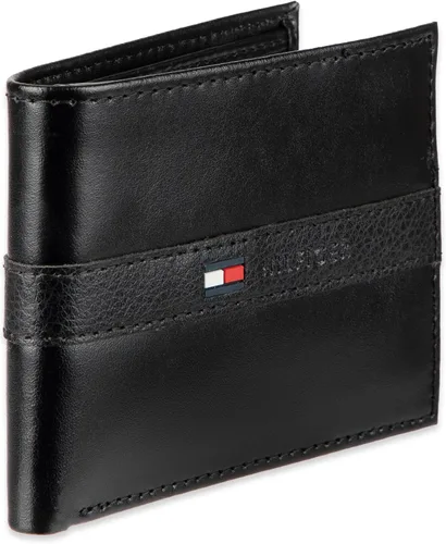 Miniatura 2 de Tommy Hilfiger Billetera plegable clásica para hombre con ventana de identificación y múltiples ranuras para tarjetas