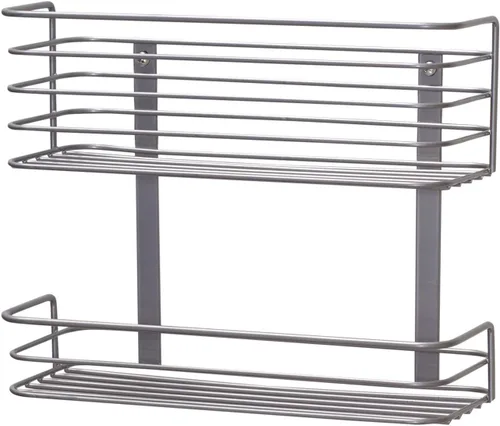 Miniatura 11 de Household Essentials 1222-1 - Organizador de gabinete de doble canasta para puertas o paredes