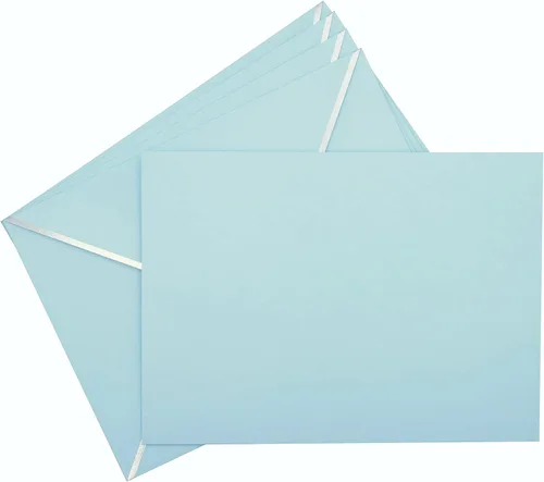 Miniatura 6 de Sobres A7 – Sobres de correo de lujo con solapa en V para tarjetas de 5 x 7 pulgadas – para bodas, invitaciones, baby shower, fotos, graduación