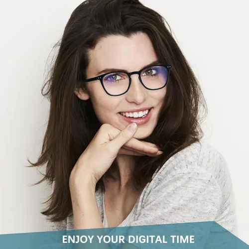 Miniatura 7 de Progressive - Anteojos de lectura multienfoque con bloqueo de luz azul para mujeres/hombres, lectura para computadora con bisagra de resorte