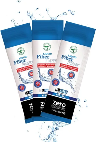 Nutritional Designs Fibra líquida para niños: suplemento de fibra para niños, fibra prebiótica de inulina sin azúcar, mezcla de bebida de fibra,