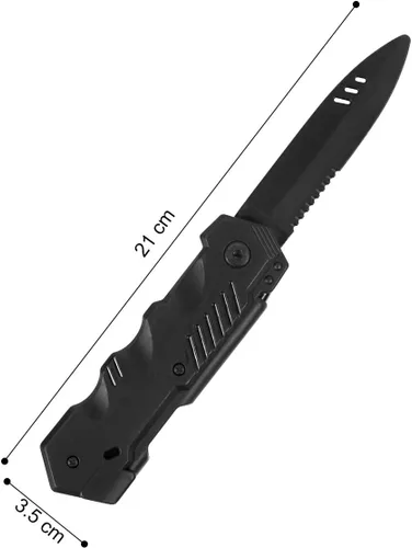 Miniatura 4 de 8 cuchillos retráctiles falsos – Truco de plástico para Halloween Disappear Blade Switchblade Dagger