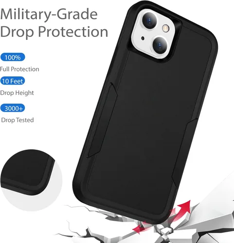 Miniatura 5 de Funda diseñada para iPhone 13, protección resistente, a prueba de golpes, a prueba de caídas, a prueba de polvo, antiarañazos, para iPhone 13