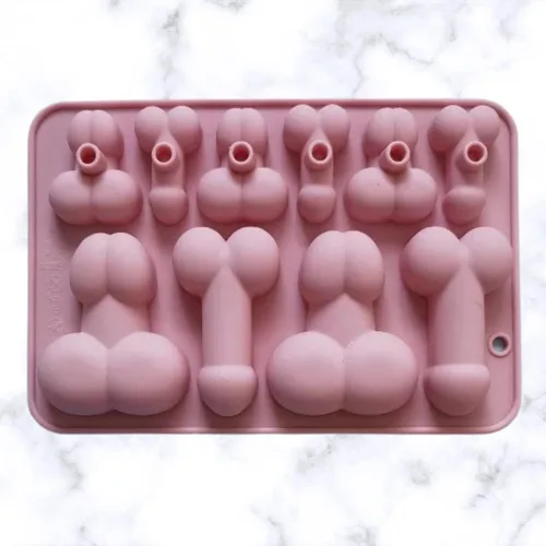BTBS Moldes de Silicona o Moldes de Plástico para Adultos Traviesos del Día de San Valentín, Moldes de Silicona Sexy, Moldes Eróticos Sexuales