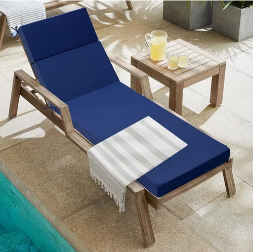 Miniatura 5 de idee-home Cojines de tumbona para exteriores, para muebles de patio, 72 pulgadas de largo x 21 pulgadas de ancho x 3 pulgadas de profundidad