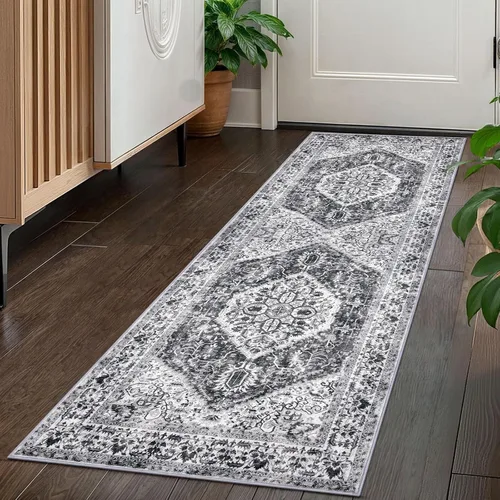 Miniatura 95 de KOZYFLY Alfombra Pequeña de Área 2x3 Pies Alfombras para Entrada Lavable Boho Alfombra de Entrada Antideslizante Tapete de Puerta Interior Entrada