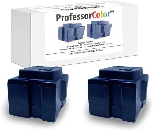 Miniatura 10 de La tinta ColorQube 8570 o ColorQube 8580 reemplaza 108R00926 108R00927 108R00928 108R00930 (10 tintas OEM reenvasadas), el paquete incluye llave