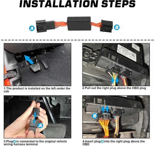Miniatura 4 de Eliminador de parada de arranque automático para Jeep Wrangler JL JLU 2018-2024, cable de sistema de motor Plug Play de fácil instalación