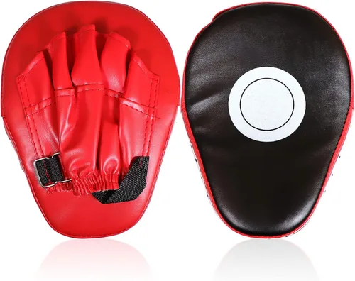Miniatura 8 de 3-in-1 Boxing Pad Set –Focus Punching Mitts, Martial Arts Target Training Paddle and Kicking Pad for Kickboxing Taekwondo Karate MMA, Boxing