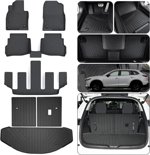 Miniatura 20 de Alfombrillas para Ford F-150 F150 SuperCrew/Crew Cab 2010-2014, forro de piso de ajuste personalizado todo clima de alta resistencia para accesorios