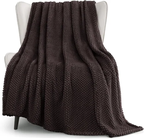 Miniatura 37 de Whale Flotilla Manta de forro polar extra grande para sofá, 50 x 70 pulgadas, manta jacquard suave y esponjosa para todas las estaciones, ligera
