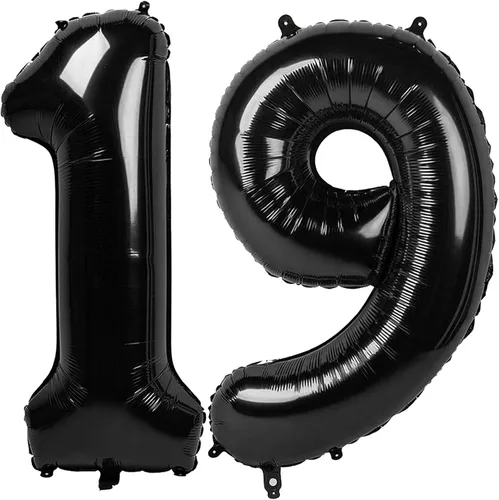 Miniatura 398 de Globo de cumpleaños número 4 dorado de 40 pulgadas, globos gigantes del número cuatro 14 24 34 40 44 2024, globos grandes de lámina de mylar para Oro