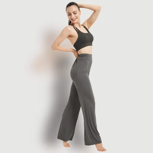 Miniatura 3 de FELEMO Pantalones deportivos de yoga con control de abdomen para mujer, ajuste holgado
