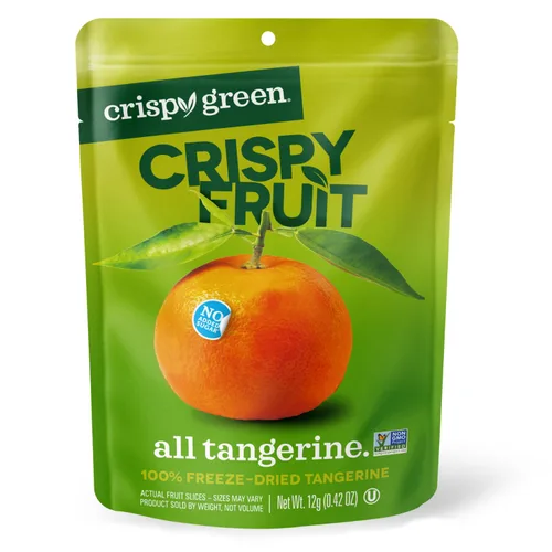 Miniatura 13 de Fruta liofilizada natural Crispy Green, manzana de una sola porción, sin azúcar añadida, 0.53 onzas (paquete de 12)