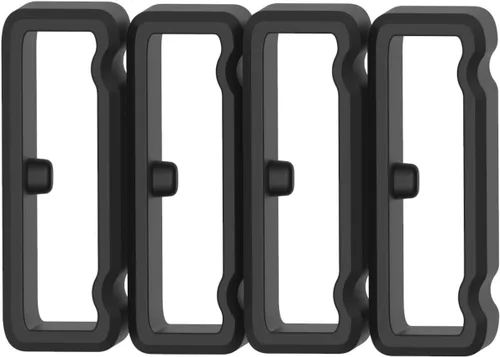 Miniatura 2 de Paquete de 6 correas compatibles con Suunto 9 y 9 baro/7/D5/Core/Traverse/Ambit 3 2 1/Spartan Sport Wrist HR Fastener anillo de silicona clips