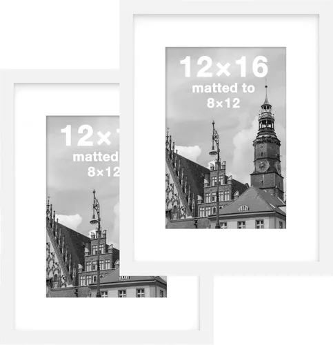 Miniatura 42 de FrameWorks Marcos de fotos clásicos de madera 4 x 6 con vidrio templado, roble natural, paquete de 6 Roble natural-6