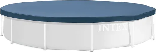 Miniatura 11 de CUBIERTA DE ALBERCA INTEX 28030E: Para piscinas de 10 pies con marco redondo de metal – Incluye cuerda de atado – Orificios de drenaje – Sobresalida