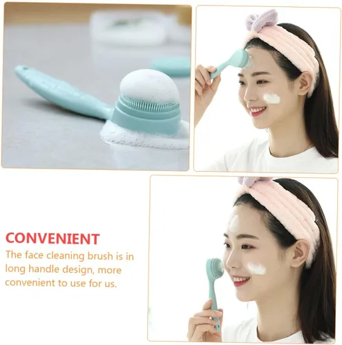 Miniatura 9 de 1 Unidades Cepillo de limpieza Cepillo de lavado facial Cepillo masajeador facial de silicona exfoliante facial Cepillo facial de silicona Cepillo