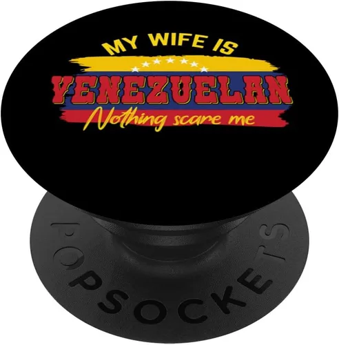 Miniatura 6 de My Wife Is Venezuelan Nothing Scares Me Funny Venezuela PopSockets MagSafe PopGrip for iPhone