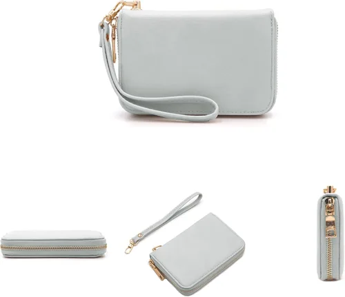 Miniatura 3 de LOVESOME Cartera pequeña con cremallera alrededor de la muñeca para mujer