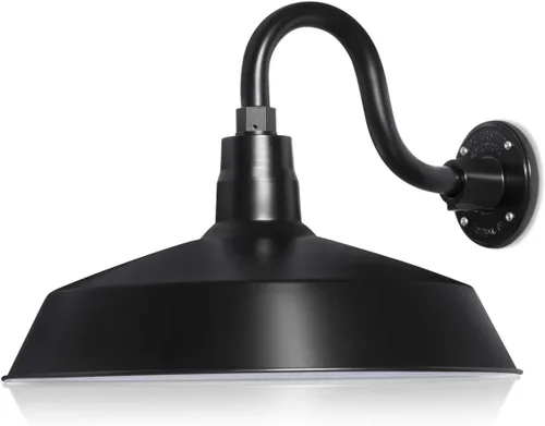 Miniatura 13 de 17 pulgadas. RLM Warehouse - Pantalla con brazo de cuello de cisne y bombilla Led A19 5000K de 9W