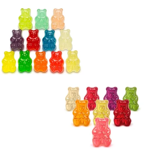 Miniatura 4 de Albanese World's Best Family Share - Paquete de 2 variedades (Ultimate 8 Flavor Gummi Bears, 25 onzas y 12 osos de goma de sabor, bolsa de 36 onzas)