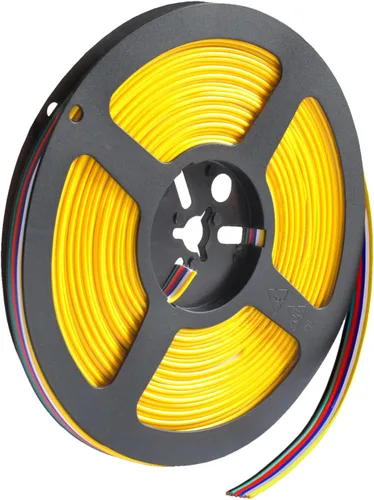 Miniatura 6 de 32,8 pies/10 m 2 pines 20 AWG Cable de extensión eléctrica de 2 conductores, línea de cable de conexión engarzado, rojo y negro, para cinta de LED