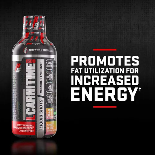 Miniatura 9 de PROSUPPS L-Carnitine 1500 inyecciones líquidas sin estimulantes para hombres y mujeres, bebida de entrenamiento energizante metabólico