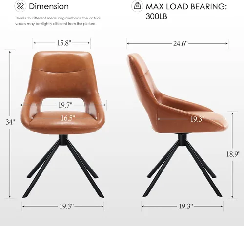 Miniatura 2 de Zesthouse Silla de escritorio moderna sin ruedas, silla giratoria de tocador con respaldo hueco, silla de oficina en casa sin brazos para niñas