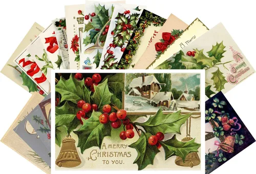 Miniatura 10 de PIXILUV Postales vintage (24 piezas de 4 x 6 pulgadas cada una) magníficos paisajes mágicos nevados postales de Navidad postales retro tarjeta