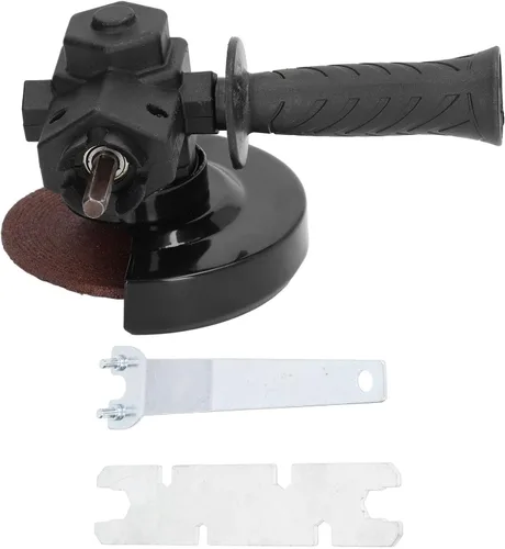 Miniatura 7 de Adaptador de amoladora de taladro a ángulo con mango, herramienta eléctrica de llave de disco de molienda para pulido de corte de plástico de metal