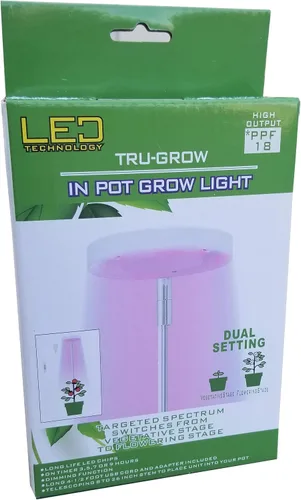 Miniatura 4 de Luz LED de 10 W en maceta, espectro específico para un mejor crecimiento, doble ajuste: vegetativo y floración. Puedes cultivar plantas al aire