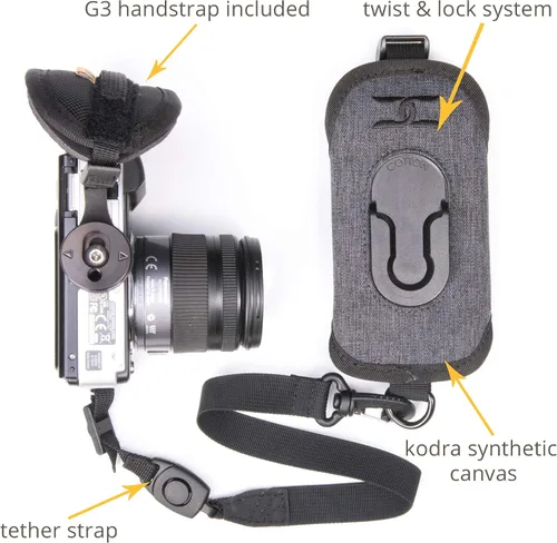 Miniatura 2 de Cotton Carrier CCS G3 Sistema de arnés de cámara para una cámara, gris, CCS G3 Strapshot