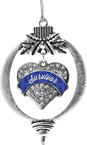 Miniatura 113 de Inspired Silver - Adorno con dije de hermana gemela - Adornos navideños de plata con circonitas cúbicas