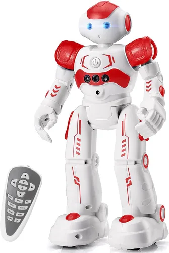 Miniatura 11 de KingsDragon - Robot RC, juguetes para niños, gestos y detección programable, robot inteligente a control remoto para niños de 3 a 8 años, regalo