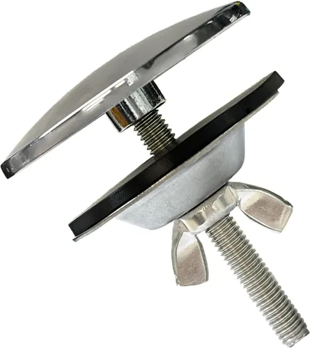 Cubierta de orificio para fregadero de cocina de 2 pulgadas, cubierta de orificio de grifo de acero inoxidable cromado brillante, cubierta de tapón