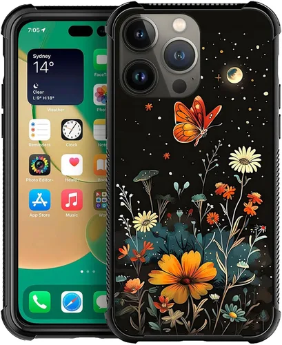 Miniatura 17 de ZHEGAILIAN Funda compatible con iPhone 13, fundas de cristal de color caballo de baile, parte trasera de vidrio templado+funda protectora