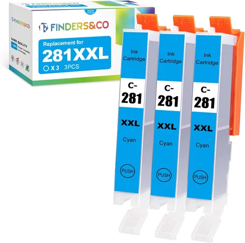 Miniatura 7 de CLI-281 XXL - Depósito de tinta negra de repuesto para 281 XXL BK para trabajar con Canon PIXMA TS6320 TR7520 TS8120 TS8320 TR8520 TS9120