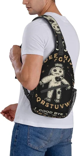 Miniatura 9 de RIMENCH Bolso bandolera multiusos, bolsos cruzados informales, mochila premium para el hombro en el pecho, color 980, Bandolera