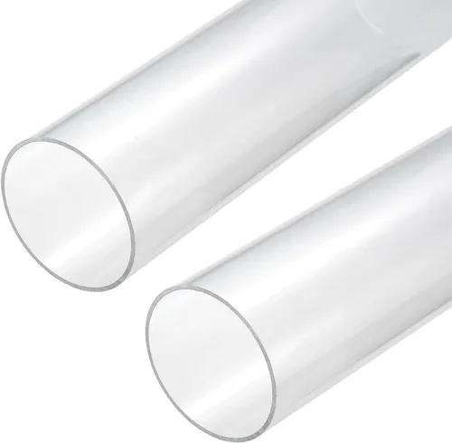 Miniatura 12 de MECCANIXITY Tubo acrílico transparente rígido redondo tubo 0.472 in (1/2") ID 15mm (0.6") OD 10" para lámparas y linternas, sistema de refrigeración