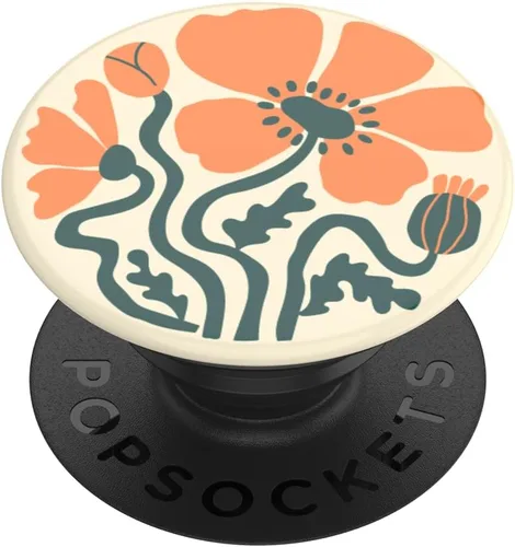 Miniatura 15 de PopSockets Agarre para Teléfono con Soporte Expandible, Agarre Adhesivo - Flor Prensada Aliento de Bebé Plumeria