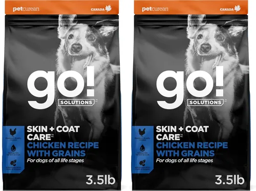 Miniatura 16 de Go! Solutions Skin + Coat Care - Alimento seco para perros de raza grande con granos, sin pollo, croquetas saludables, glucosamina y condroitina
